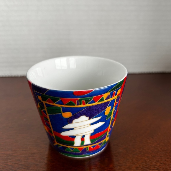 Dawn Oman First Nations Artist Votive Candleholders Skye McGhie Set of 2 - Picture 6 of 16